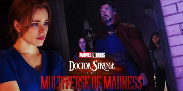 Christine Palmer de Rachel McAdams regresa al UCM en "Doctor Strange 2". Foto: composición/Marvel Studios