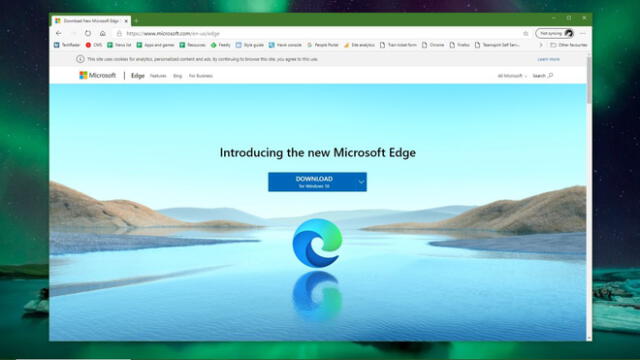 Microsoft Edge. Foto: Captura