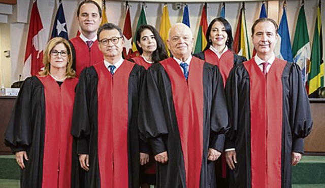 Encargados. Magistrados de la Corte IDH. Actualmente es presidida por el juez Ricardo César Pérez Manrique, de Uruguay. Foto: difusión