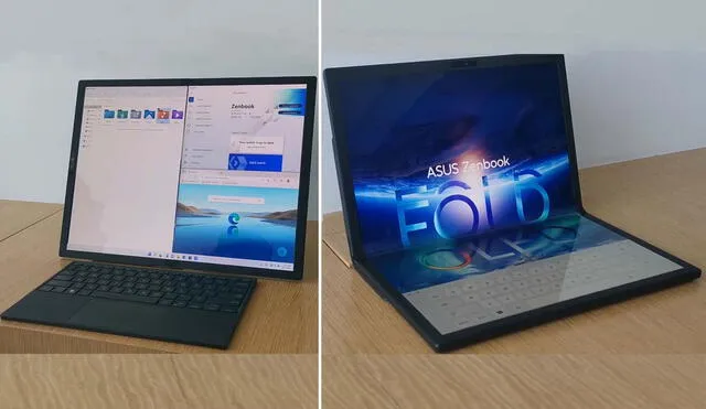 La Zenbook 17 Fold OLED puede ponerse en 6 diferentes modos. Foto: Juan José López Cuya / La República