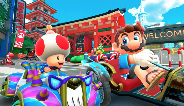 Mario Kart 8 Deluxe recibió su primer DLC después de su lanzamiento en 2017. Foto: Hipertextual