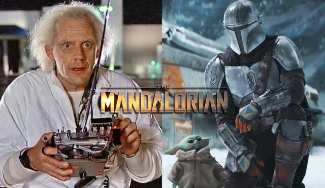 Christopher Lloyd de "Volver al futuro" llega a "The Mandalorian". Foto: composición / Lucasfilm / Universal Pictures