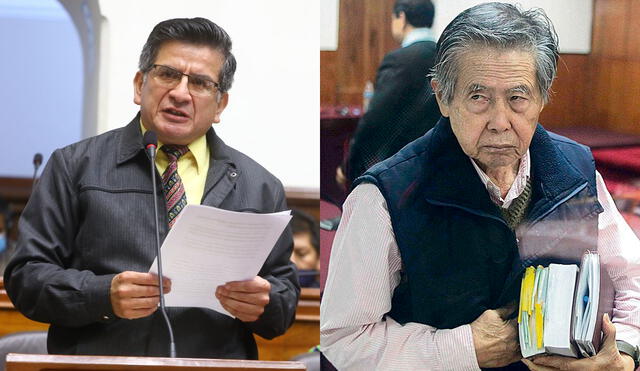 Legislador Hamlet Echeverría se pronunció sobre fallo que beneficia a Alberto Fujimori. Foto: composición Congreso/EFE