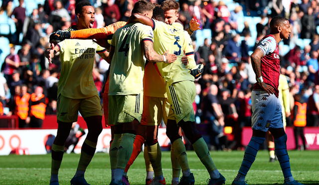 Arsenal derrotó por la mínima al Aston Villa por Premier League 2021-22. Foto: AFP