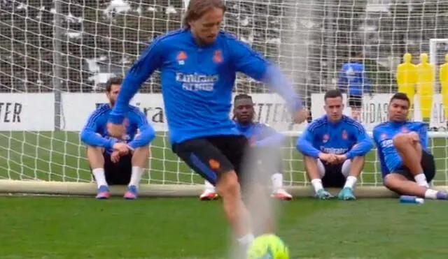 Luka Modric será de la partida contra el FC Barcelona por la jornada 29 de LaLiga Santander 2021-22. Foto: captura Real Madrid