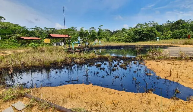 Derrame de petróleo en la comunidad 12 de Octubre de Loreto. Foto: Ministerio Público.