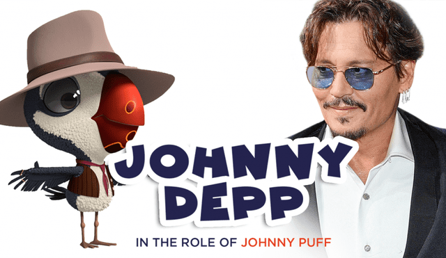 Johnny Deep vuelve a prestar su voz para el personaje de Johnny Puff. Foto: Apple TV+