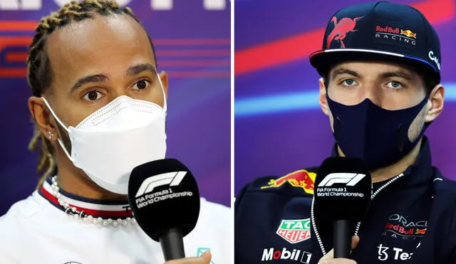 Lewis Hamilton y Max Verstappen son los actuales subcampeón y campeón de la Fórmula 1, respectivamente. Foto: composición/EFE
