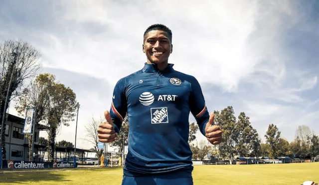 Pedro Aquino llegó al América en 2021. Foto: Club América