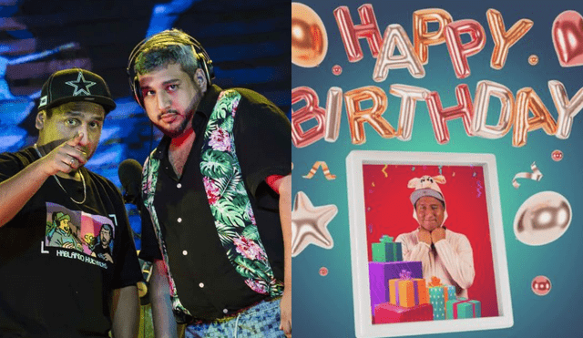 Ricardo Mendoza regresa a los escenarios de "Hablando huevadas" para celebrar el cumpleaños de Jorge Luna. Foto: Instagram