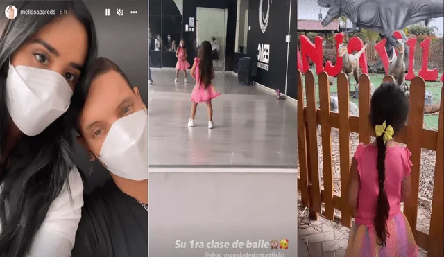 La modelo está enfocada en su hija. Foto: Melissa Paredes/Instagram