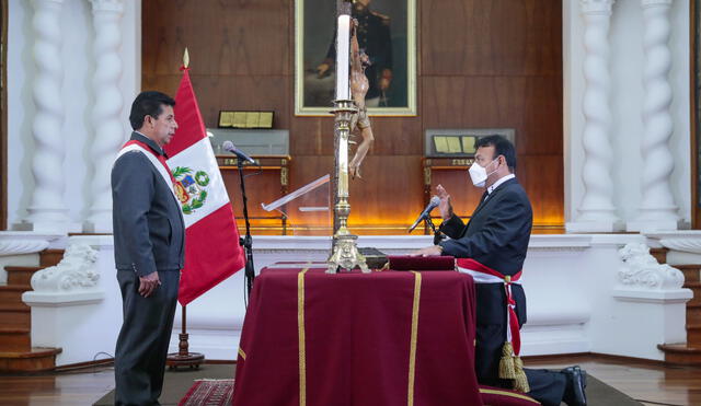 Félix Chero Medina juramentó el último sábado 19 de marzo como nuevo ministro de Justicia y Derechos Humanos. Foto: Presidencia