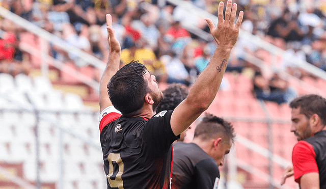 Bernardo Cuesta anotó el 1-0 en el Cantolao vs. FBC Melgar. Foto: Twitter Liga 1