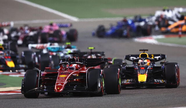 Charles Leclerc y Max Verstappen protagonizaron uno de los mejores duelos de la jornada. Foto: F1.