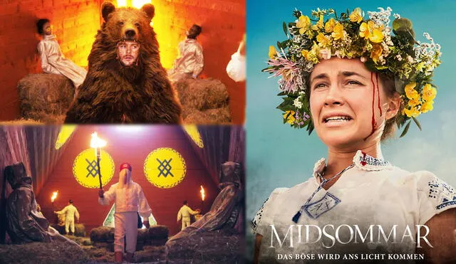 La historia de "Midsommar" explora la psique y asedio de jóvenes víctimas a manos de un sádico culto. Foto: composición / A24