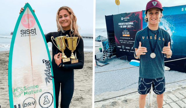 Catalina Zariquiey y Bastian Pierce ganaron en el Campeonato Sudamericano de Mar de Plata. Foto: Instagram Catalina Zariquiey y Bastian Pierce