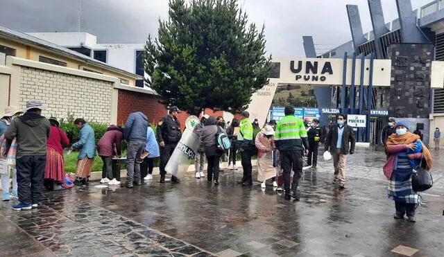 Universidad Nacional del Altiplano tomó examen para áreas de Ingenierías y Biomédicas el último sábado. Foto: Cortesía Pachamama radio