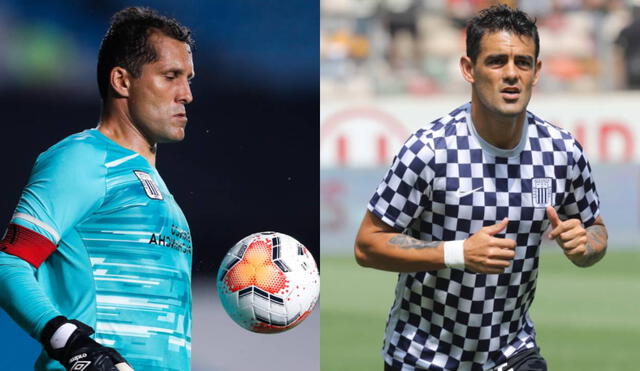 Leao Butrón y Luis Aguiar jugaron por última vez en Alianza Lima en el 2020. Foto: composición EFE-Rodolfo Contreras Quintanilla