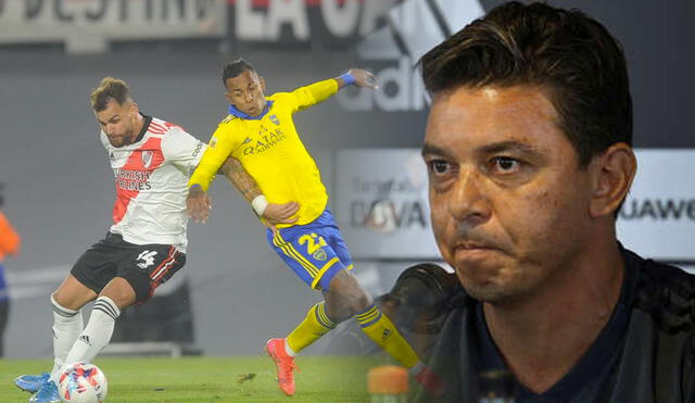 Marcelo Gallardo consideró que Boca Juniors no fue un justo ganador. Fotos: Diario Olé/EFE