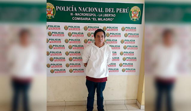 Cabello Díaz fue detenido en el centro poblado El Milagro. Foto: PNP