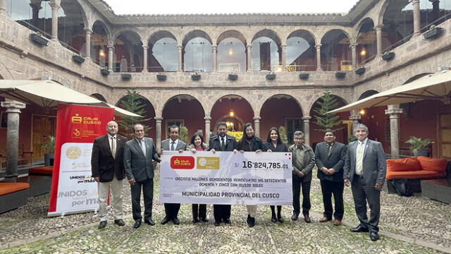Caja Cusco entregará recursos de utilidades a municipalidad provincial. Foto: Caja Cusco