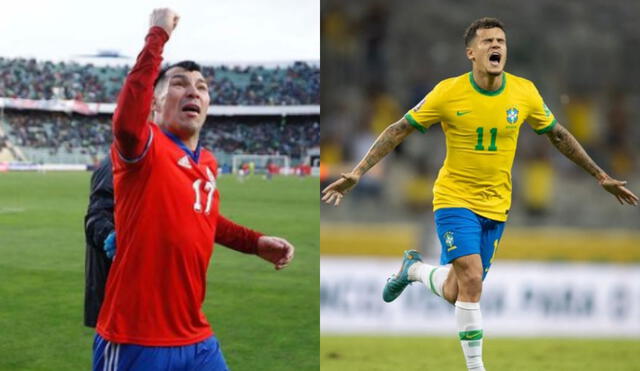 El encuentro entre Brasil vs. Chile se juega a las 6.30 p. m. (hora peruana) y 8.30 p. m. (hora chilena). Foto: composición LR/Instagram selección chilena/Brasil.