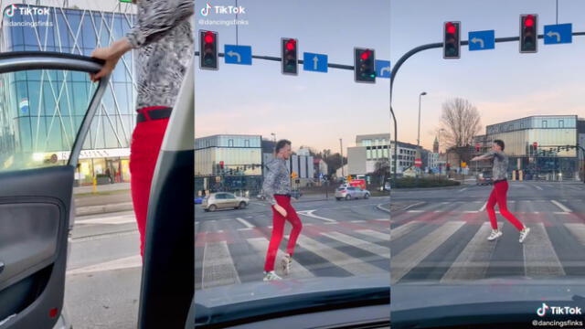 El joven bailó "Smooth criminal" a su estilo. Foto: captura de TikTok