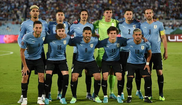 Uruguay buscará una victoria ante Perú por la fecha 17 de las Eliminatorias Qatar 2022. Foto: AFP