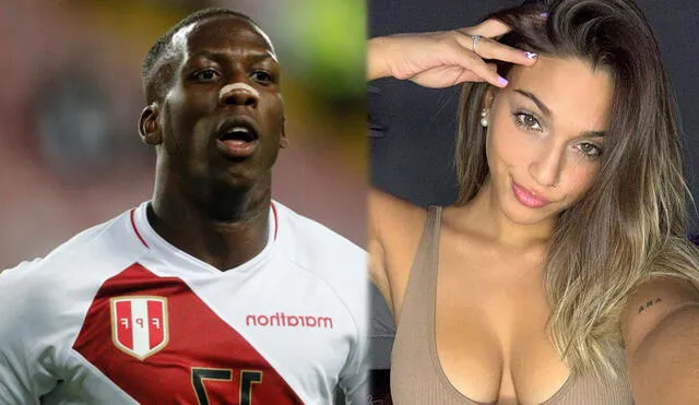 Luis Advíncula y Camila Castellan son pareja. Foto: GLR / Instagram