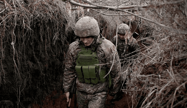 Según el  Ministerio de Defensa de Ucrania indicó que “no se han notado cambios significativos en la posición y naturaleza de las acciones de las fuerzas de defensa durante el último día”. Foto: AFP / referencial