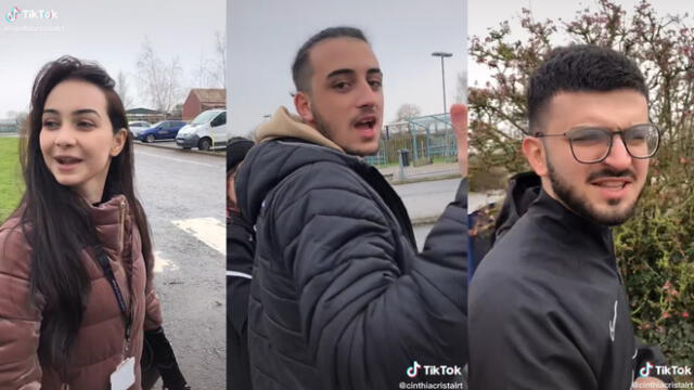 Los chicos de otros países no supieron responder a las preguntas en español. Foto: captura de TikTok