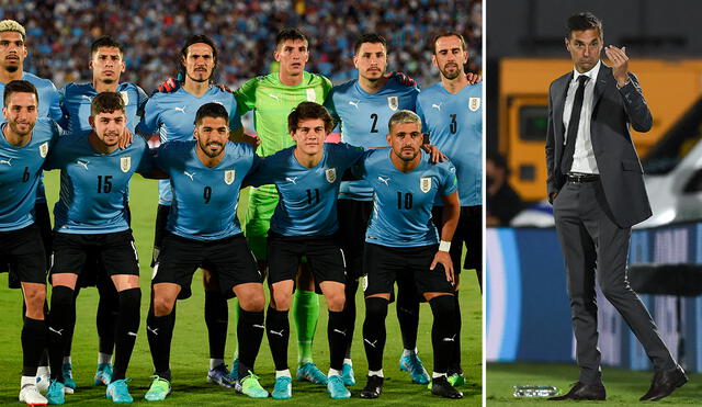 Selección uruguaya quiere asistir a su tercer mundial de manera consecutiva. Foto: composición/AFP