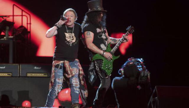 Axl Rose, Slash y Duff McKagan volverán a nuestro país como parte de su “South American Tour 2022″. Foto: AFP.