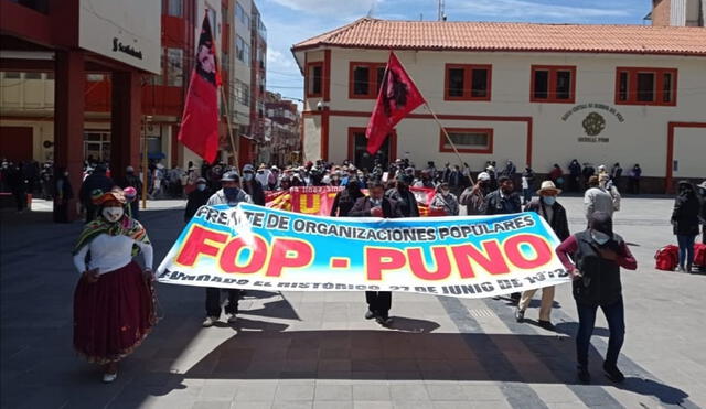 Frente de Organizaciones Populares participarán en paro. Foto: La República