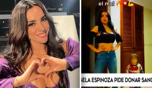 Rosángela Espinoza reveló que el fin de semana donará sangre. Foto: composición Instagram/América TV