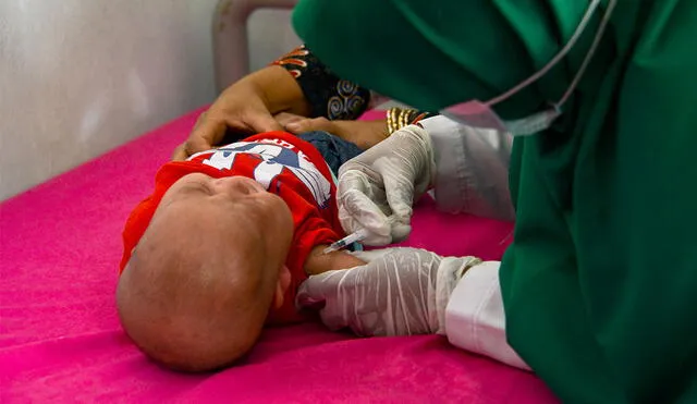 La vacuna estimuló una sólida respuesta inmune en los infantes. Foto: referencial / AFP