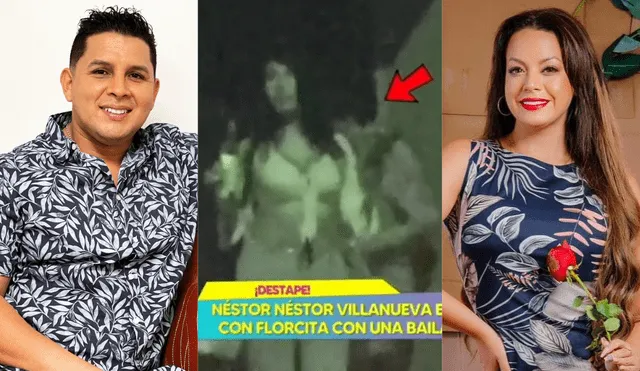 Nestor Villanueva es visto con bailarina luego de terminar su matrimonio con Flor Polo. Foto: Composición LR / Willax TV / Instagram.