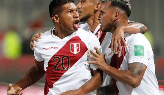 Edison Flores puso el 1-1 ante Ecuador en el Estadio Nacional. Foto: GLR