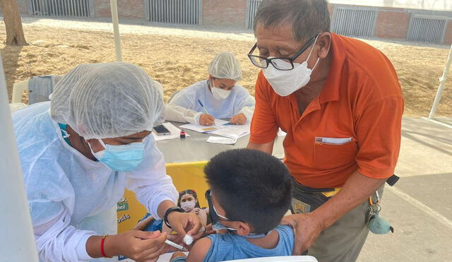 Impulsarán vacunación de menores en Piura. Foto: Diresa Piura