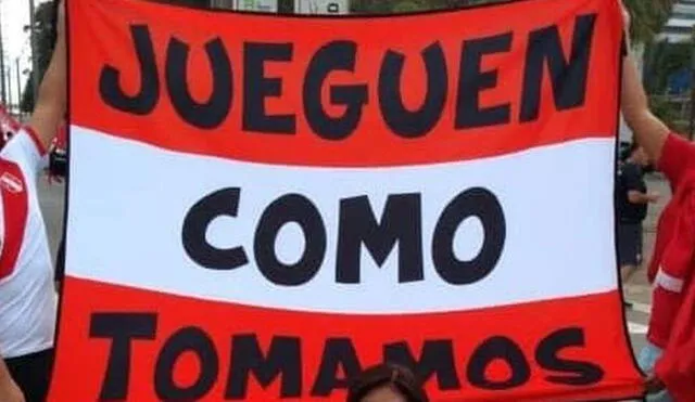 La frase ya se ha vuelto una de las favoritas en medio del aliento a la selección ante el Perú - Uruguay. Foto: captura de Twitter