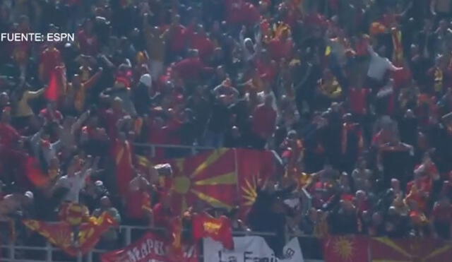 Macedonia del Norte enfrentará a Portugal en la final del repechaje. Foto: captura de ESPN