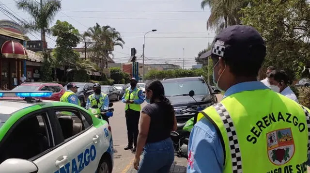 La mujer fue puesta a disposición del grupo Terna de la Policía. Foto: Municipalidad de Surco