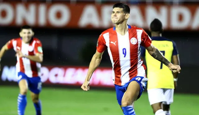 Paraguay sorprende y gana 2-0 a Ecaudor al fianlizar el primer tiempo. Foto: EFE