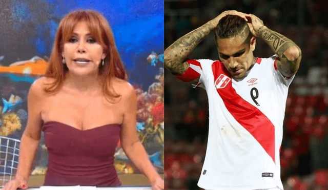 Magaly Medina criticó la ausencia de Paolo Guerrero en el partido Perú vs. Uruguay. Foto: Composición LR / ATV