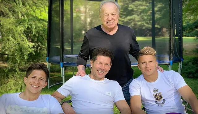 El entrenador del Atlético de Madrid ya había viajado a Argentina para estar junto a su padre. Foto: Instagram/Diego Simeone