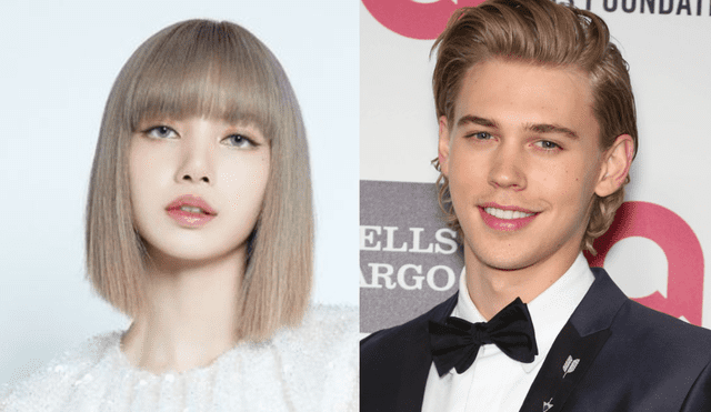 Lisa, la integrante más joven de BLACKPINK, en capturas junto al actor de Elvin, Austin Butler. Foto: captura YG / Hollywood Records