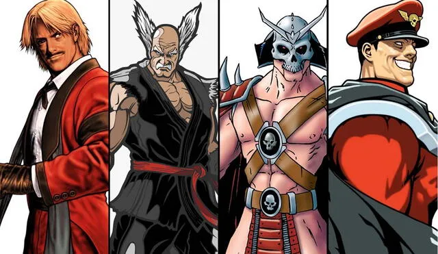 Rugal, Heihachi, Shao Khan y M. Bison son villanos clásicos de los videojuegos de pelea. Foto: Series Maniácos