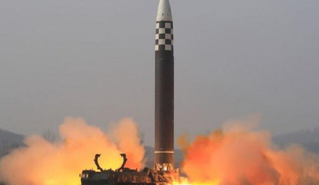 Corea del Norte prueba el misil más potente. Foto: captura video/EFE