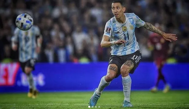 Ángel Di María anotó el segundo gol de Argentina en la victoria ante Venezuela en la Bombonera. Foto: angeldimariajm/Instagram