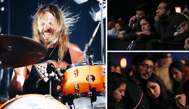 Decenas de seguidores peruanos de la música de Foo Fighters lamentaron no haber tenido la oportunidad de ver en vida a Taylor Hawkins. Foto: composición/AFP